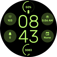 Minimal Grid Digital Watchface