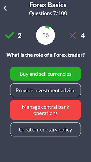 Forex Trading Quiz Screenshot 2