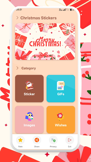 Christmas Stickers Screenshot 0