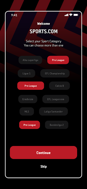 Sports.com Screenshot 2