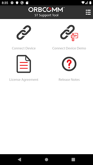 ORBCOMM ST Support Tool Screenshot 0