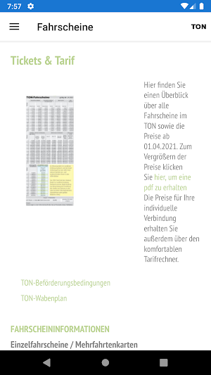 TON-Tarife Screenshot 3