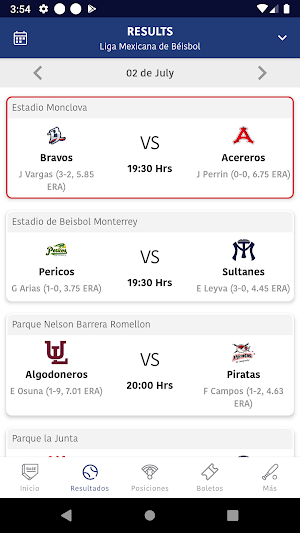 Acereros de Monclova Oficial Screenshot 1