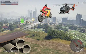 Crazy Stunt Rider GT Bike Game Screenshot 2