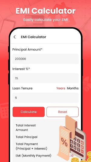 Loan EMI Calculator Screenshot 1