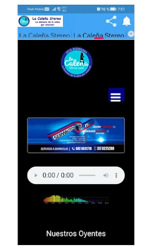 La Caleña Stereo Screenshot 1