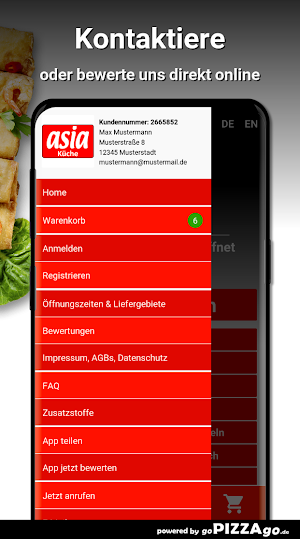 Asia Küche Hamburg Screenshot 2