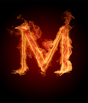 Fire Letter Wallpaper Screenshot 3