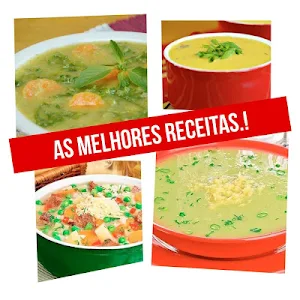 Receitas de sopas : caldos e caldinhos. Screenshot 1