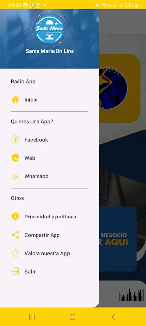 Radio Santa Maria On Line Screenshot 2