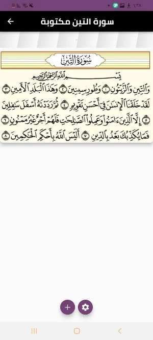 سورة التين Screenshot 1