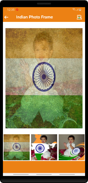 Indian Flag Photo Frames 2023 Screenshot 1