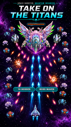 Space Shooter: Quantum Invader Screenshot 1