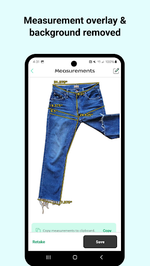 Tailored: Measure clothes Screenshot 3