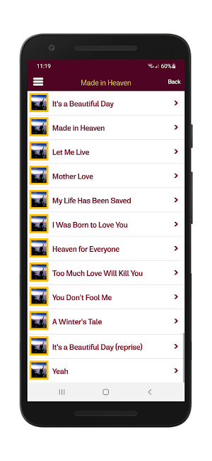 Queen Lyrics & Wallpapers Screenshot 2