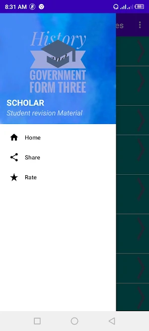 HISTORY : FORM THREE NOTES Screenshot 0