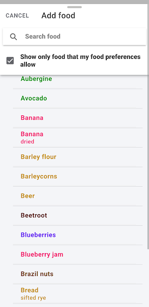 Protein Aid Screenshot 3