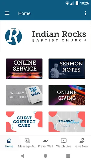 Indian Rocks Baptist Church Screenshot 0