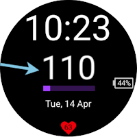 Digital watchface for Juggluco