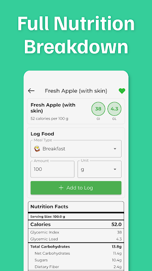 Glycemic Index Guide: Diabetes Screenshot 3