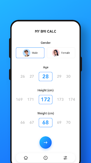 My BMI Calc Screenshot 3