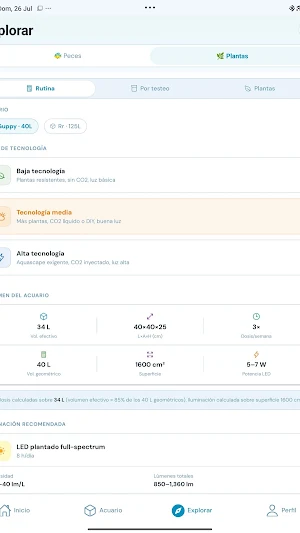 Aquaria: Gestor de Acuarios Screenshot 1