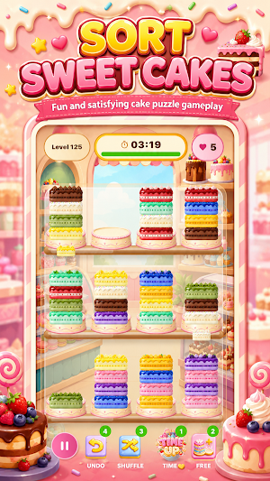 Cake Sort Puzzle Game Screenshot 1