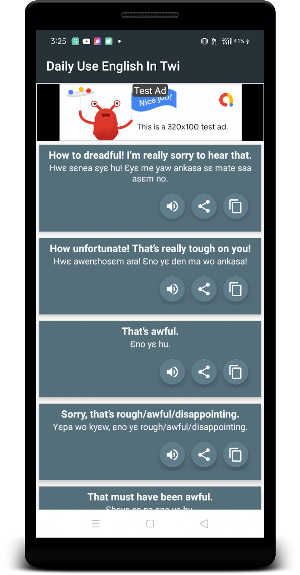 Daily Use English In Twi Screenshot 1