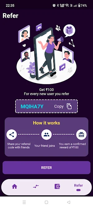 Refer & Earn Screenshot 3