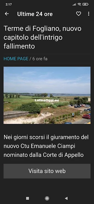 Latina notizie Screenshot 3