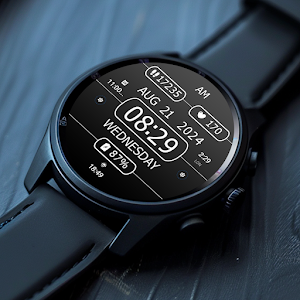 Key WF28 Digital Watch Face Screenshot 2