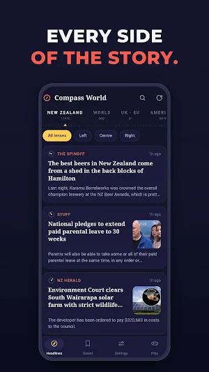 Compass World News Screenshot 1