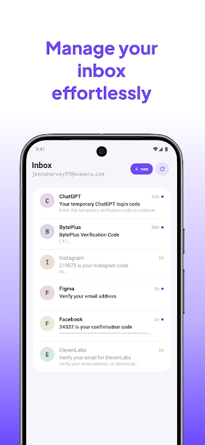 Pulse Mail - Temporary Email Screenshot 3