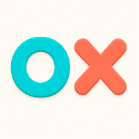 OX 한 수: 틱택토 두뇌게임