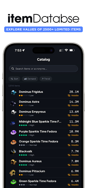 Tradex - Limited Tracker Screenshot 0