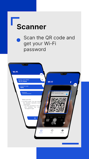 Wi-Fi QR Code Reader Screenshot 0