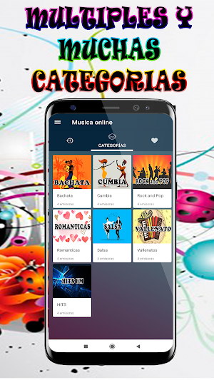 Música Online Gratis Escuchar Salsa Rock Pop Dance Screenshot 1