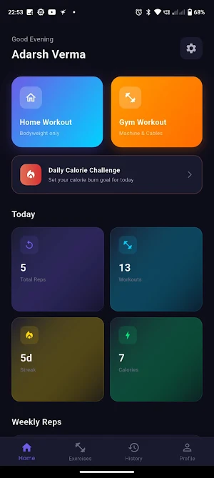 Rapsy AI - Rep Counter Screenshot 0