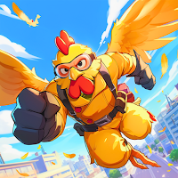 Chicken Superhero Egg Power