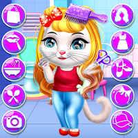 Chic Baby kitty Cat Hair Salon