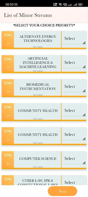 VFSTR COURSE REGISTRATION Screenshot 3