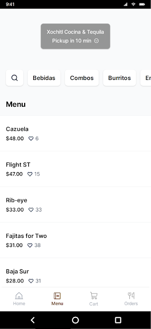 Xochitl Cocina Screenshot 1