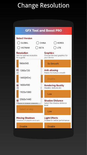 GFX Tool Pro For Battlegrounds - No ads Screenshot 3