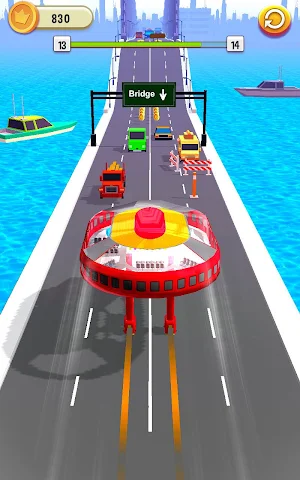 Futuristic Bus Screenshot 2