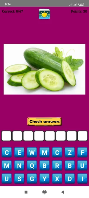 Guess The Vegetable Name Screenshot 1