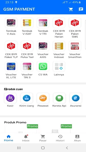 Agen Pulsa Murah = GSM Payment Screenshot 2