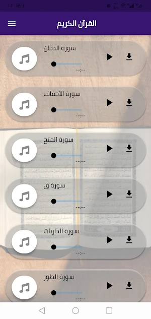 تلاوة القران كامل احمد النفيس Screenshot 3