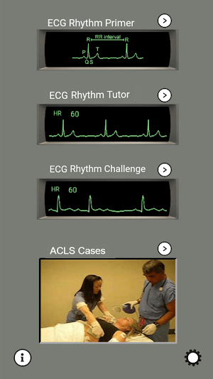 ECG and ACLS Tutor Screenshot 0