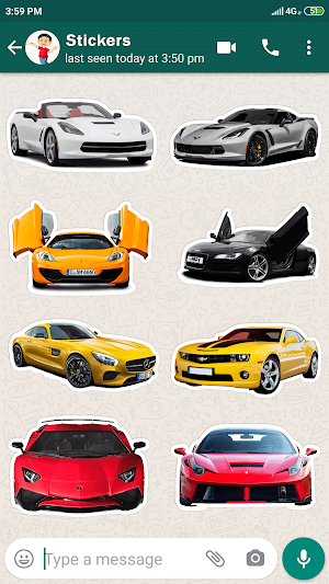 Car And Bike Stickers For Whatsapp Screenshot 0