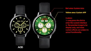 Golden Green For Wear OS Screenshot 3